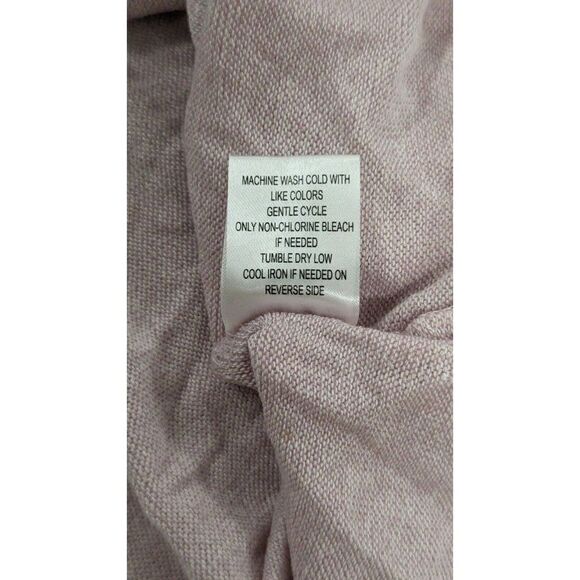 Crave Fame Womens Sz XS Dust Pink Long Sleeve Knotted Front Pullover Blouse Top - Picture 10 of 10